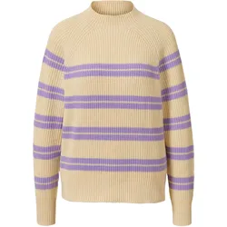 Tchibo - Gestreifter Strickpullover - Damen - Gr. S - lila/gestreift