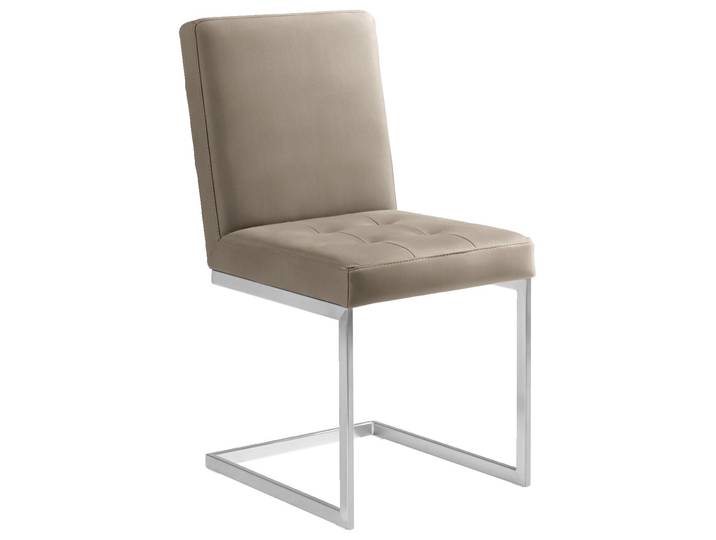 Moderano Freischwinger-Stuhl LUPO II, sand, Stoff