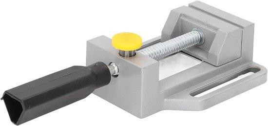Bankschroef Klem Grijs - 3 Inch Capaciteit - Corrosiebestendig Aluminium voor Precisie Boren
