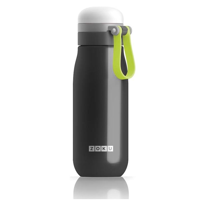 ZOKU Edelstahl Kindertrinkflasche Ultralight 500ml Black (0.50 l) (35896900)