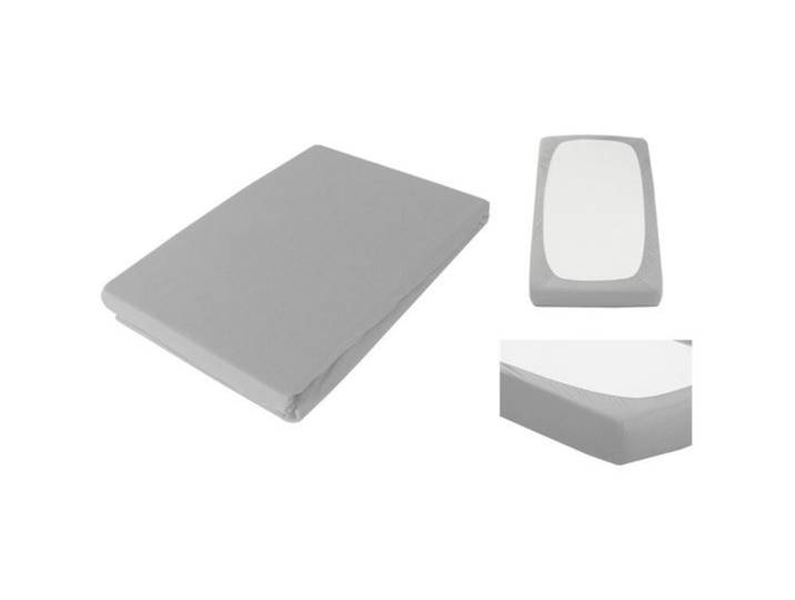 Living Home Fixleintuch Bio Organic platin Baumwolle 160 x 200 cm - Material: Bio Baumwolle