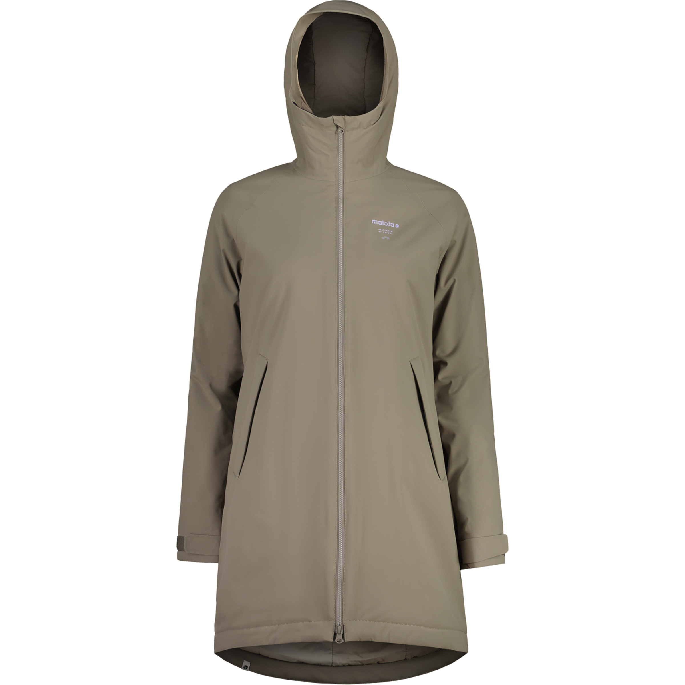 Maloja TurontM. Mantel Damen Winterjacke weiss Größe M Lifestyle Wasserdicht Wasserabweisend