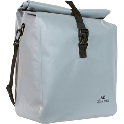 Fahrradtasche Gr. 23, grau, GREENLANDS BICYCLE BAGS, Taschen, Kinder, B/H/T: 31cm x 50cm x 15cm 23, Tarpaulin, B:31cm H:50cm T:15cm