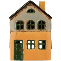 IB Laursen Lichthaus Nyhavn mit grünen Fenstern, 11 x 8,5 x 15,5 cm