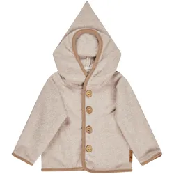 Sterntaler Safari Baumwollfleece-Jacke, beige, 80