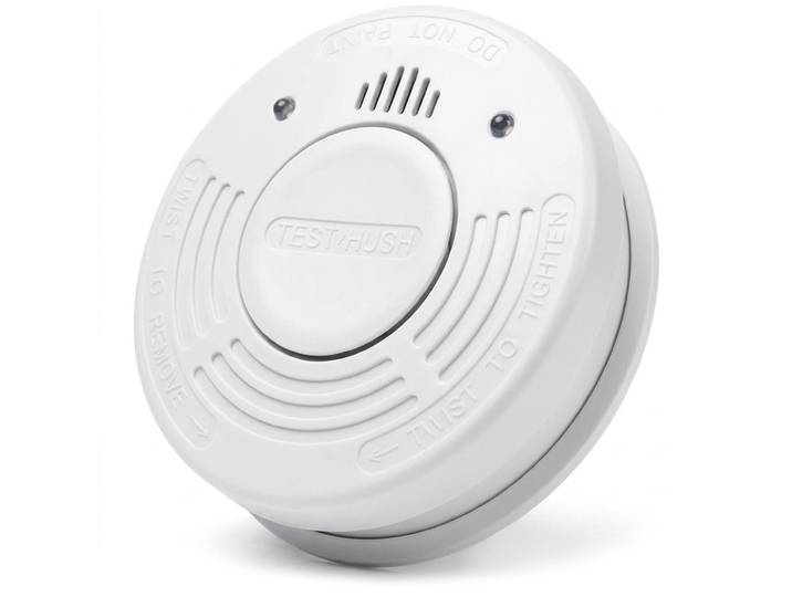 Rauchwarnmelder mit Lithium-Batterie, EN 14604, 85 dB, weiss