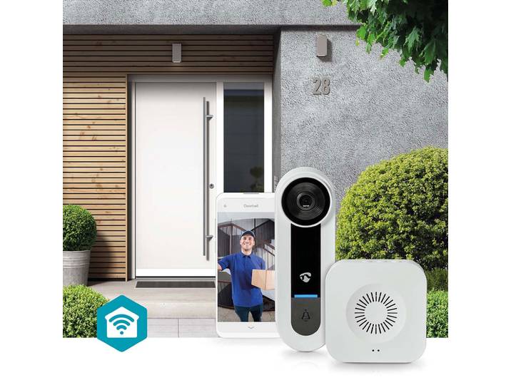 SmartLife Video-Türsprechanlage, HD-Video mit 1536 p, grosser Blickwinkel