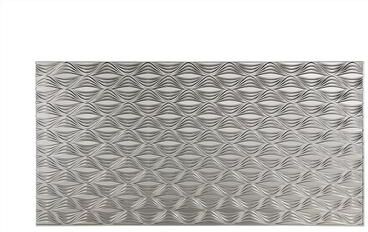 Fasade FASÄDE Shallot 4-foot x 8-foot PVC Wall Panel in Brushed Nickel