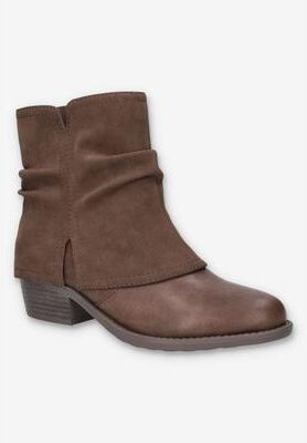 Women's Kudos Bootie by Easy Street in Brown (Size 10 M)