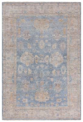 SAFAVIEH Couture Hand-Knotted Oushak Mansoora Traditional Wool Rug