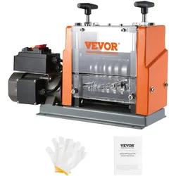 VEVOR Kabelabisoliermaschine Elektrisch φ1,5-25mm Kabelschälmaschine 60W Abisoliermaschine 7 Abisolierkanäle Abisolierzange  65-Mn-Federstahl Klinge Ideal zum Abisolieren von Kupferdraht