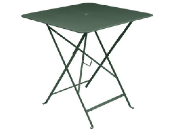 Table Carrée Pliante 71 x 71 cm Bistro en Acier