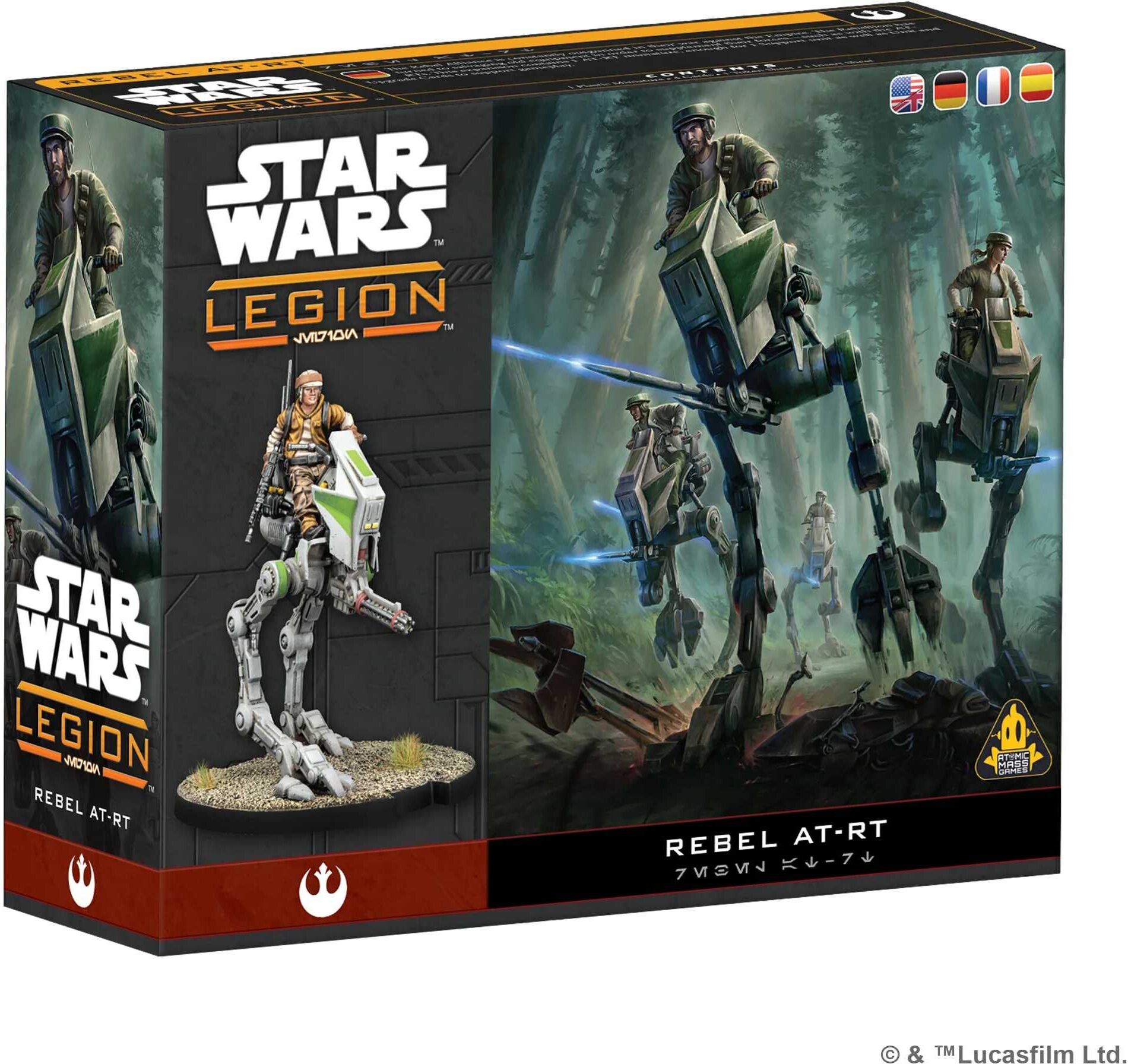 Star Wars: Legion Rebel AT-RT Miniature Expansion for Star Wars: Legion Tabletop Battles, Ages 14+, 1-2 Players, by Atomic Mass Games