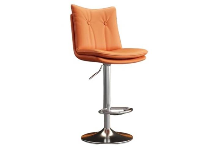 VNCdfhETs Barstuhl Verstellbare Barstühle Mit Rückenlehnen, Hohe Hocker for Esszimmer Barhocker(Brown-A,2pcs)