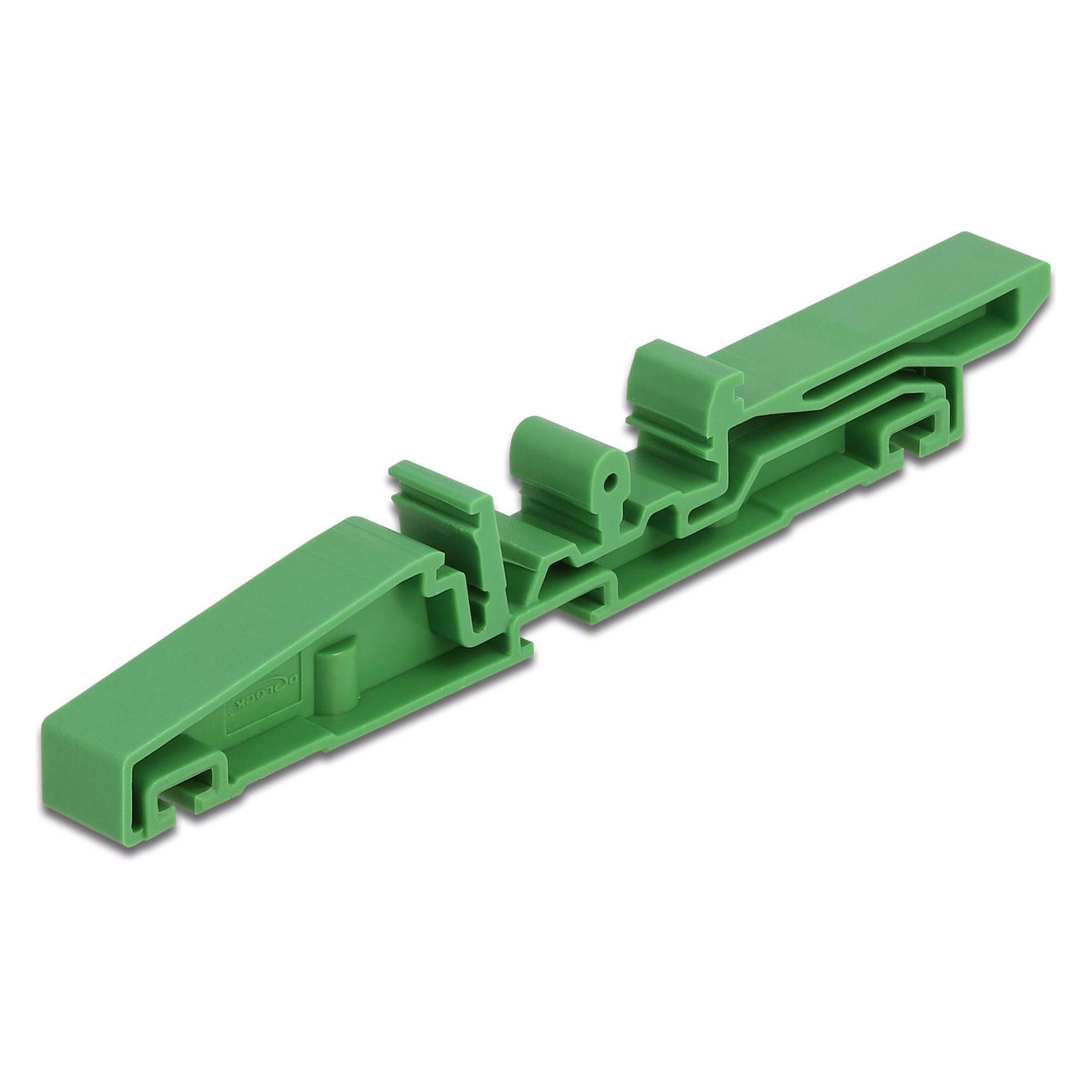 Delock Halterung 115mm Hutschienenclip für Platine, 4 Stück (66262)