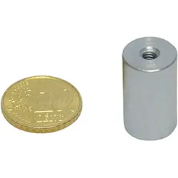 13 Neodym-Stabgreifer mit Innengewinde 13 mm | 20 mm, Neodym, Stahl, silber