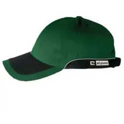 Base-Cap 6-Panel "PREMIUM" - grün/schwarz
