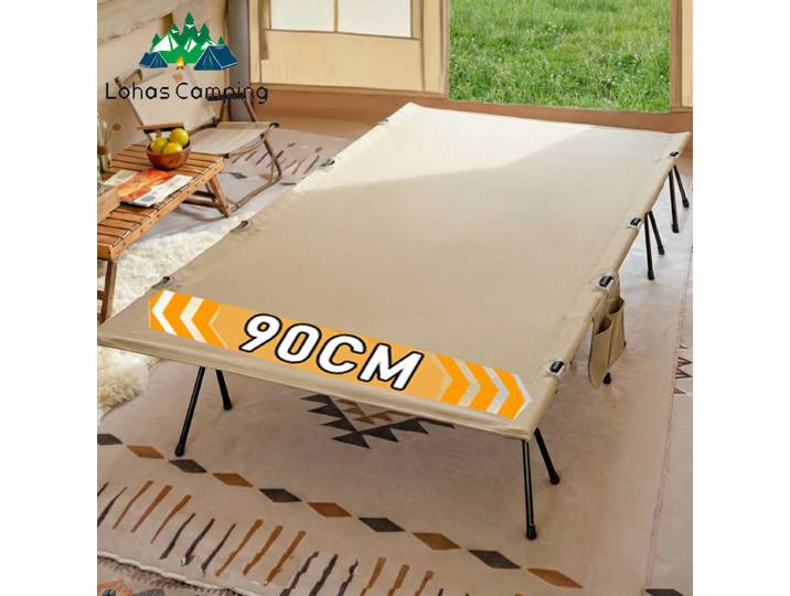 Lohascamping 90 cm large lit de Camping de couchage ultraléger Portable haut-bas double lit pliant sac à dos voyage randonnée lit