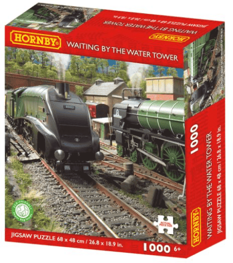 Kidicraft - Hornby - Waiting By The Water Tower - 1000 Piece Jigsaw Puzzle for Adults