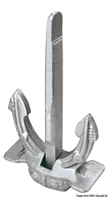 Hallanker, Originalmodell 16 kg - Osculati 01.103.18