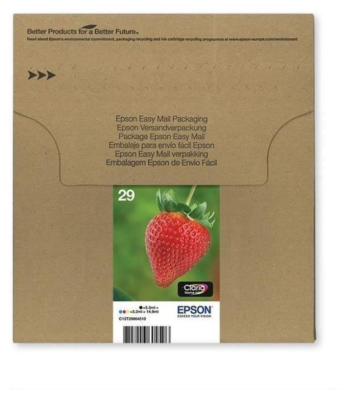 Epson Multipack 29 EasyMail 4-pack - Zwart, geel, cyaan, magenta - Origineel - Blisterverpakking