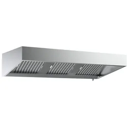 Combisteel Wandhaube Trapezform aus Edelstahl 1600x1100x400mm