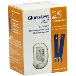 Gluco TEST Plus Blutzuckerteststreifen 25 St