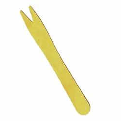 VEPATIM 5000x Holz Pommes-Frites Gabel Snackgabel Schaschlikgabeln 85mm robust