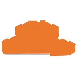 Wago 2002-2492 Abschluss- und Zwischenplatte,0,8 mm dick,orange 20022492  - 25 Stück
