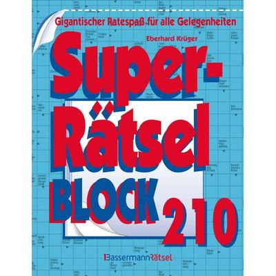 Superrätselblock 210, Taschenbuch von Eberhard Krüger, Bassermann, 978-3-8094-4834-1