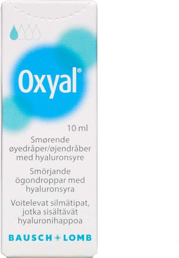 Oxyal øjendråber Medicinsk udstyr 10 ml