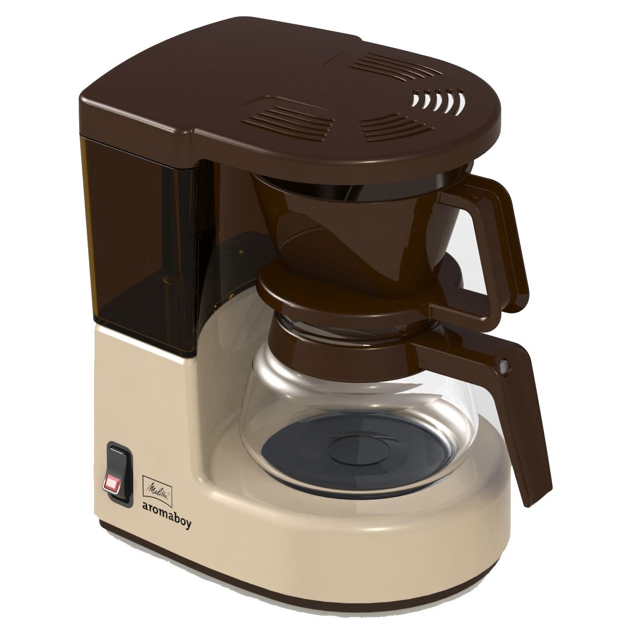Melitta Aromaboy 1015-03 Filterkaffeemaschine beige-braun