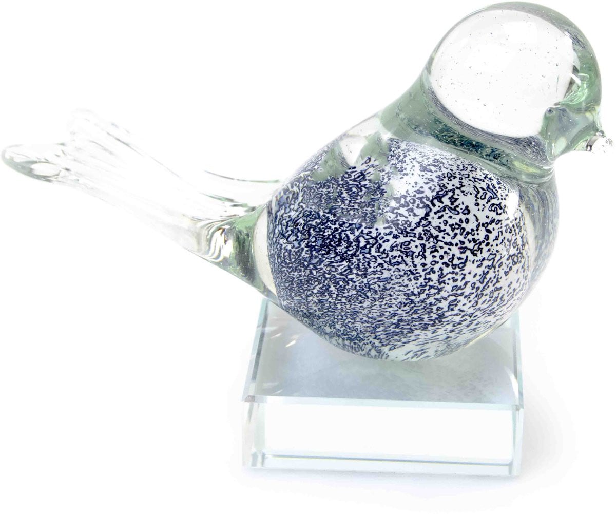 Loranto Mini Urn Vogel - Luxe Glazen Urn voor volwassenen