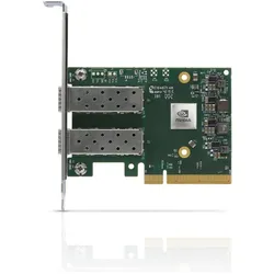 Nvidia ConnectX-6LxEN adaptCard 25GbE Dual-port (PCI Express 4.0 x 8), Netzwerkkarte, Grün