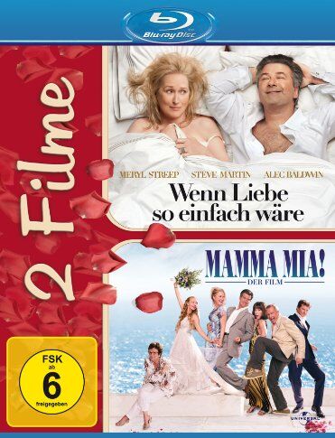 Meryl Streep - Mamma Mia! - Der Film/Wenn Liebe so einfach wäre [Blu-ray] - Preis vom 08.10.2026 07:26:42 h