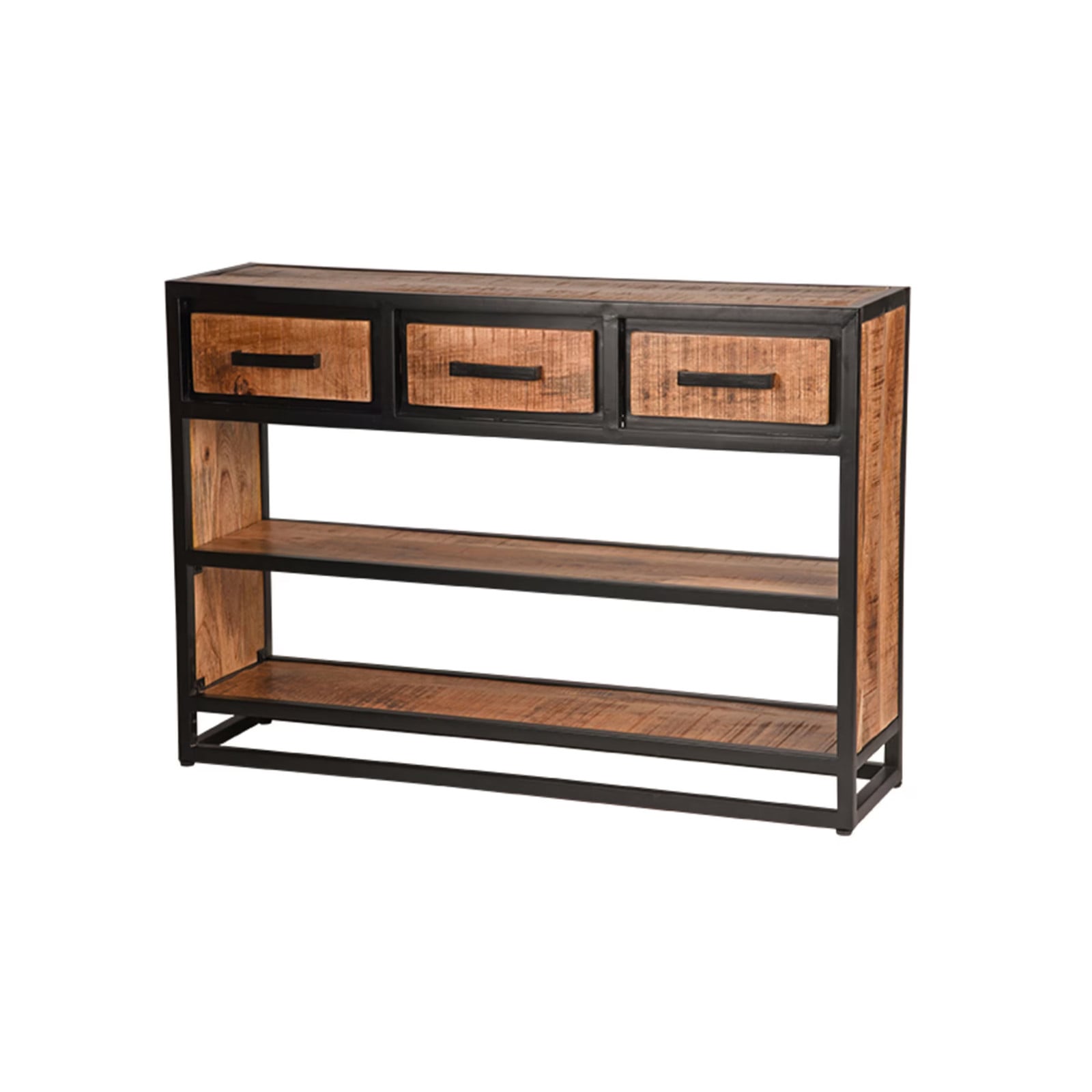LABEL51 Sidetable Tampa Mangohout Rough Hoogte: 115 cm