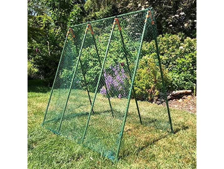 GardenSkill Plantensteun Steunframe voor Erwten, Tomaat, Klimplanten 100x120cm - Klimframe met Klimnet voor Planten, Moestuin, Kweekkas, Volkstuin - Sterk, Weerbestendig