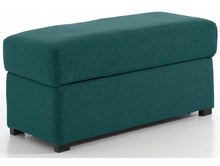 Pouf rectangle, Turquoise