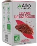 Arkopharma Arkogelules Levure de Riz Rouge Bio 60 Gélules - Pot 60 gélules