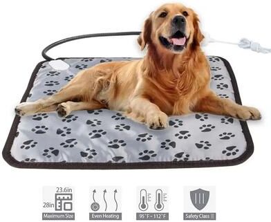 Uplifted Finds Electric Heating Pad Pet Bed Waterproof Temperature Adjustable Mat For Dogs And Cats l