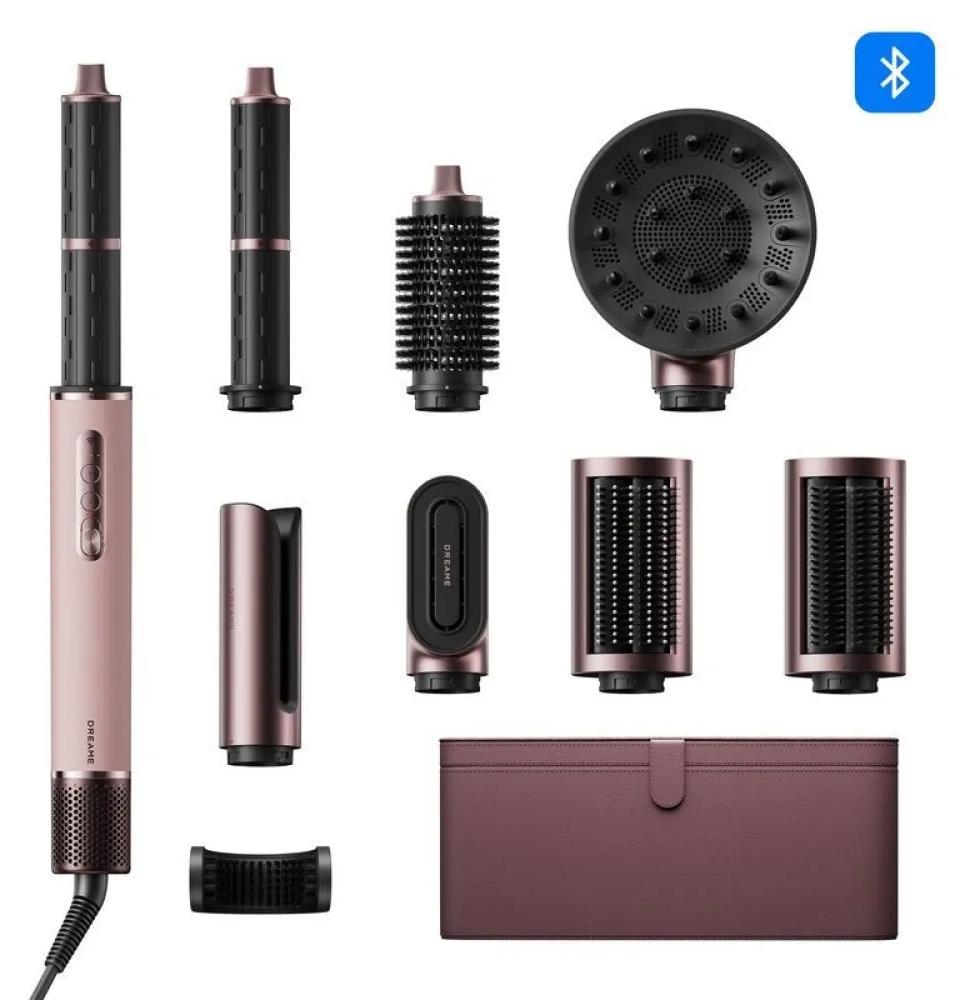 Dreame Airstyle Pro HI 8'i 1 Arada Saç Kurutma ve Şekillendirme Seti Pembe, Haar-Styling-Set, Airflow