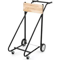 Helloshop26 - Mehrzweck-Transportwagen mit Motor 110 x 57 x 104 cm 150 kg Tragkraft leicht zu manövrieren schwarze Ausführung