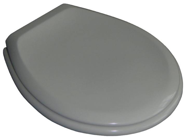 WC-Sitz ADOB Iseo manhattan , grau, Duroplast, WC-Sitze, WC-Sitz, passend auf alle Standard WCs