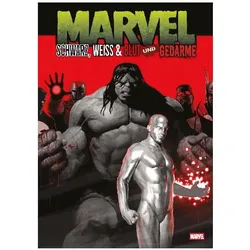 Marvel: Schwarz, Weiss und Blut und Gedärme, Comics + Manga von Claire Roe, Al Ewing, Garth Ennis, Mark Waid, Jorge Fornés, Devmalya Pramanik, Bruno Büll de Oliveira, Ty Templeton, Luke Ross, G. Willow Wilson, John McCrea, Javier Pulido, Kev Walker, Alyssa Wong, Anthony Oliveira, Baldemar Rivas, Victor Lavalle, Christian Rosado, Chris Condon, Phillip Kennedy Johnson, Gary Moloney, Ho Che Anderson, Alex Guimarães
