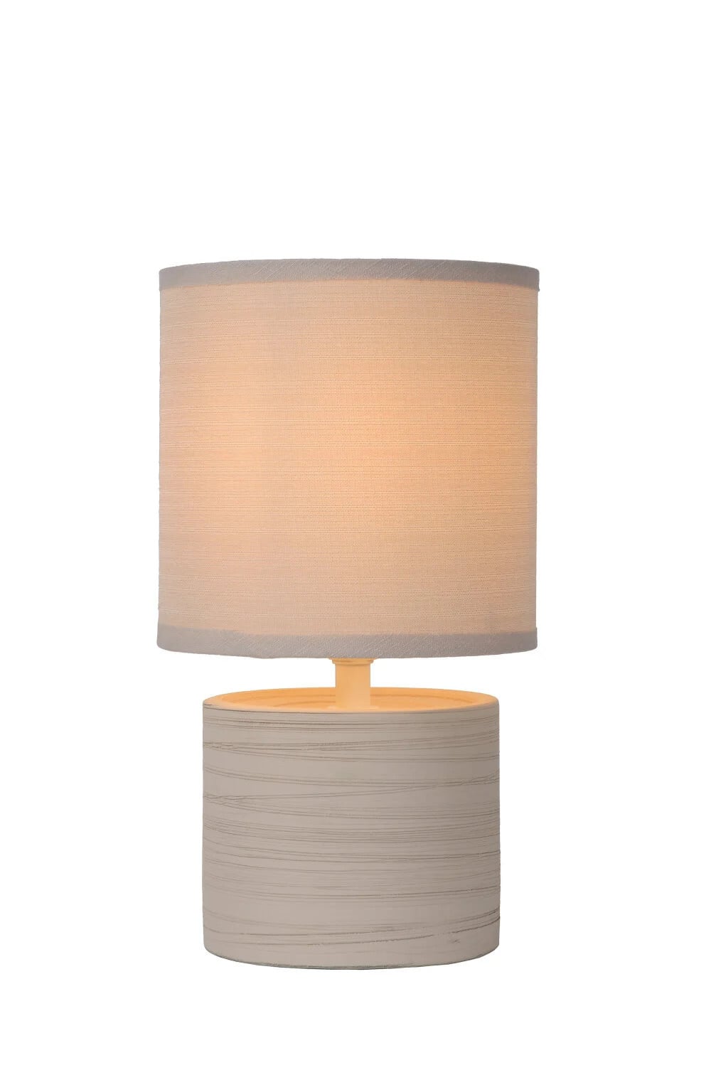 Lucide GREASBY Tafellamp - Beige - Ø 14 cm