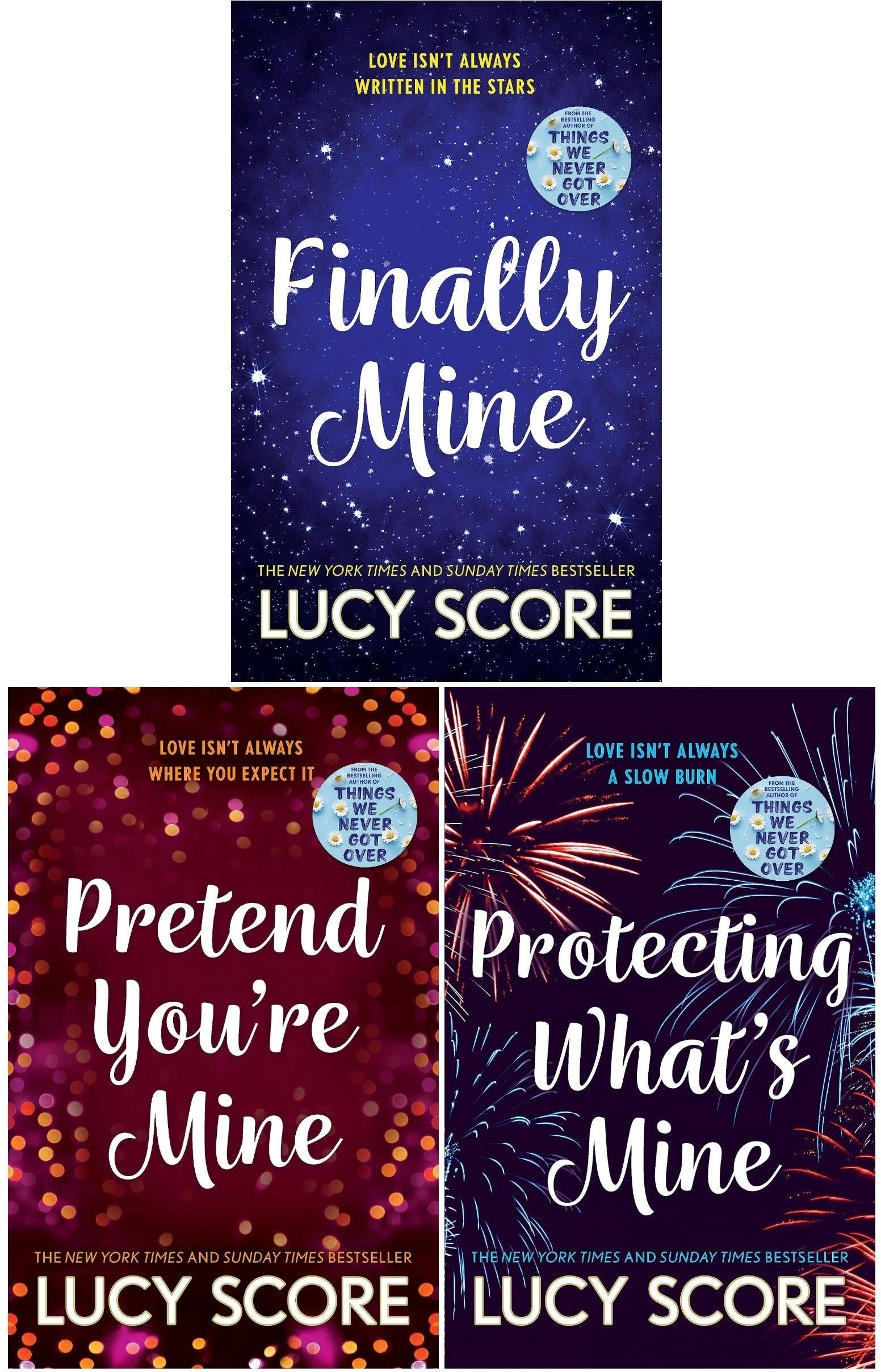 Hodder Paperbacks Ltd The Benevolence Series 3 Books Collection Set by Lucy Score (Pretend You're Mine, Finally Mine, Protecting Whats Mine)
