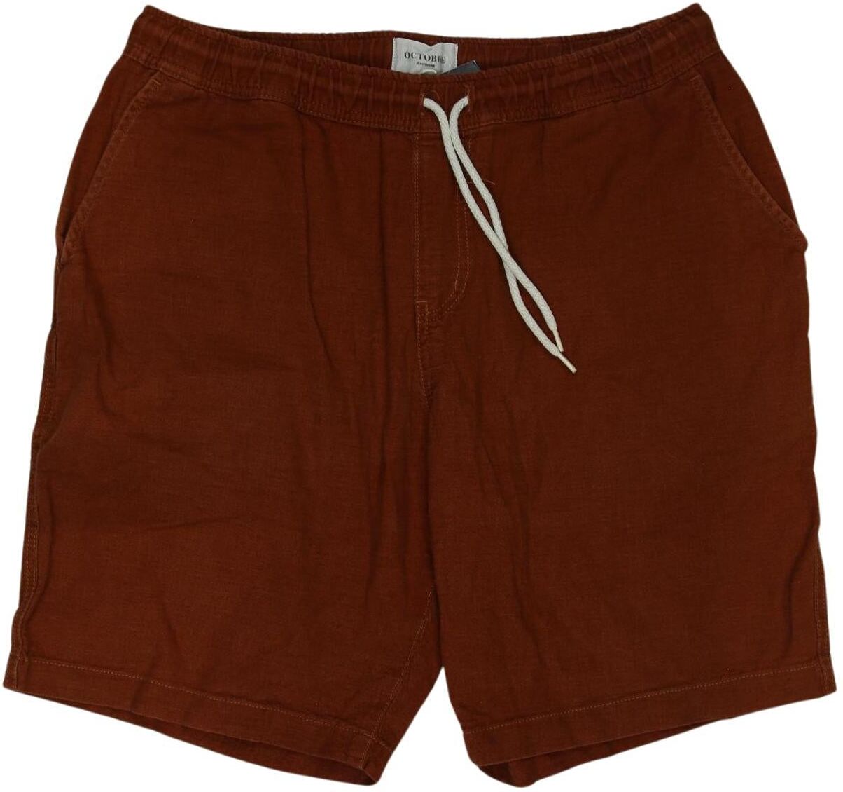 Octobre Editions Herren Shorts, Braun, Gr. L, Baumwolle / Synthetik - Second Hand