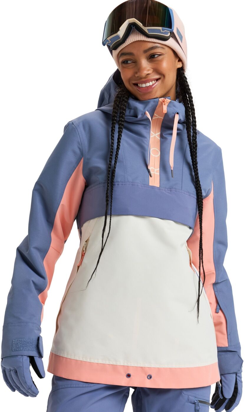 Snowboardjacke ROXY "Shelter", Damen, Gr. M, bunt (wild wind), Obermaterial: 100% Polyester., Jacken Snowboardjacke wild wind M