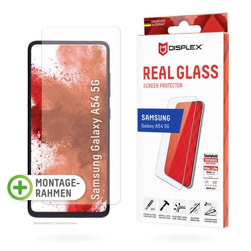 DISPLEX Real Glass Displayschutzglas Samsung Galaxy A54 5G 1 St. kratzfest, Anti-Fingerprint 01803