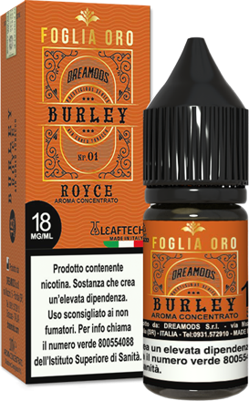 Dreamods Burley Royce Foglia Oro Aroma Concentrato 10ml Tabacco